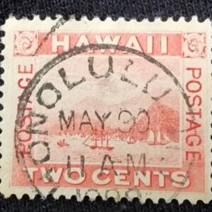 Hawaii #81  Two Cents Stamp Honolulu Cancel #lot2